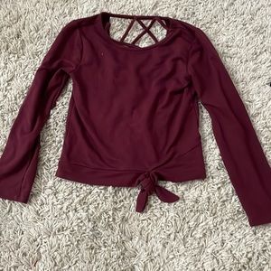 Long sleeve garnette blouse